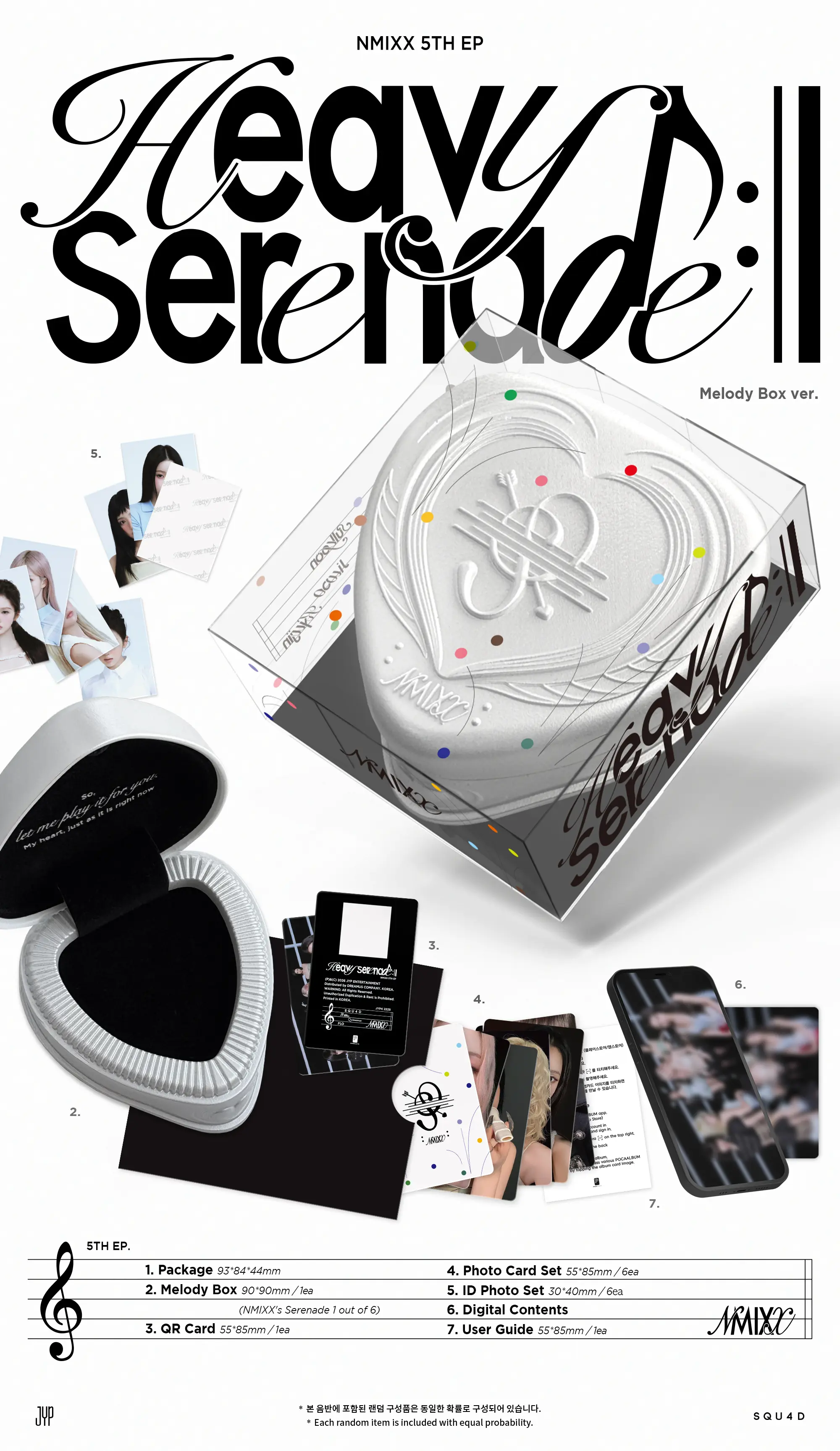 NMIXX CDセット PREVENTA NMIXX HEAVY SERENADE MELODY BOX Ver.